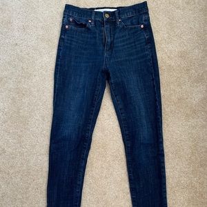 Gap 25R true skinny super high rise jeans